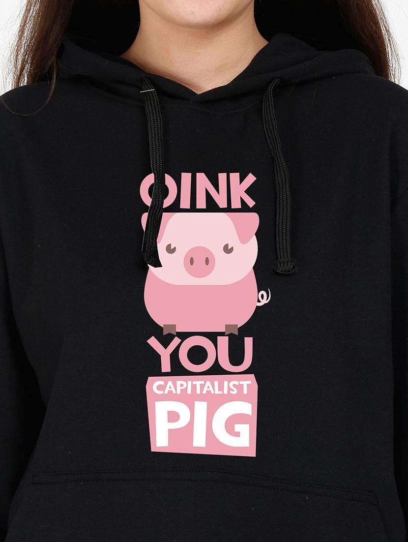 hooded neck graphic sweatshirt - 17973139 - Standard Image - 2