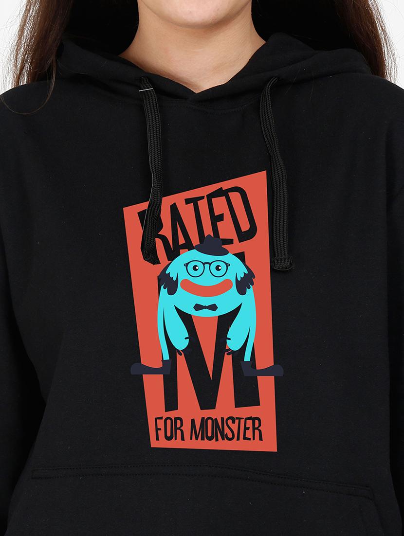 hooded neck graphic sweatshirt - 17973145 - Standard Image - 2
