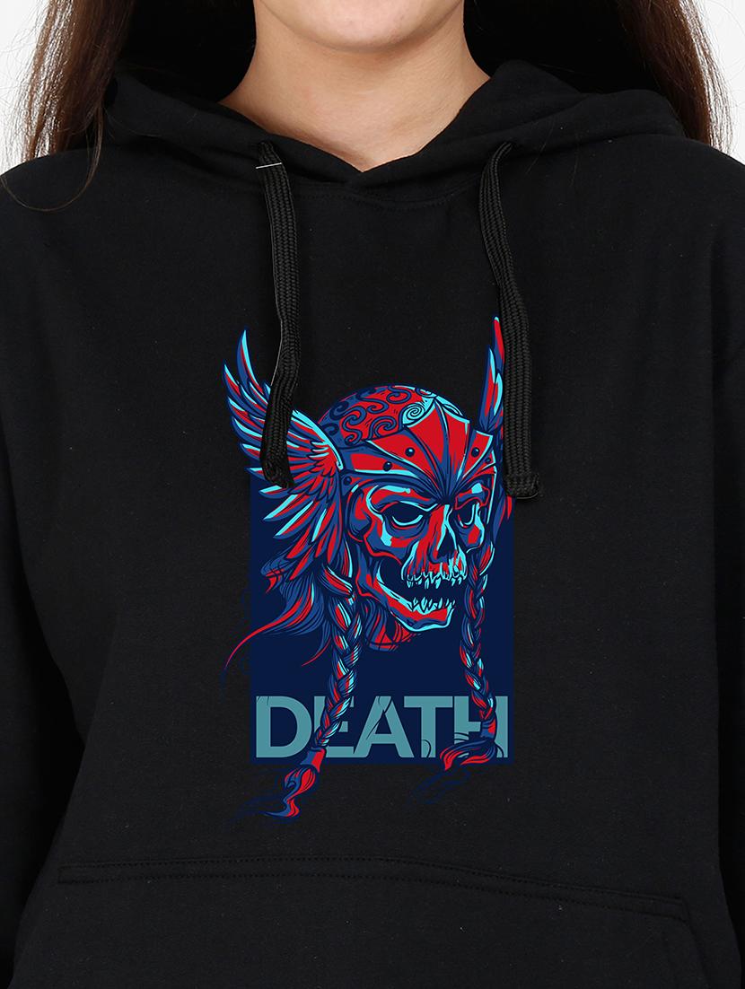 hooded neck graphic sweatshirt - 17973158 - Standard Image - 2