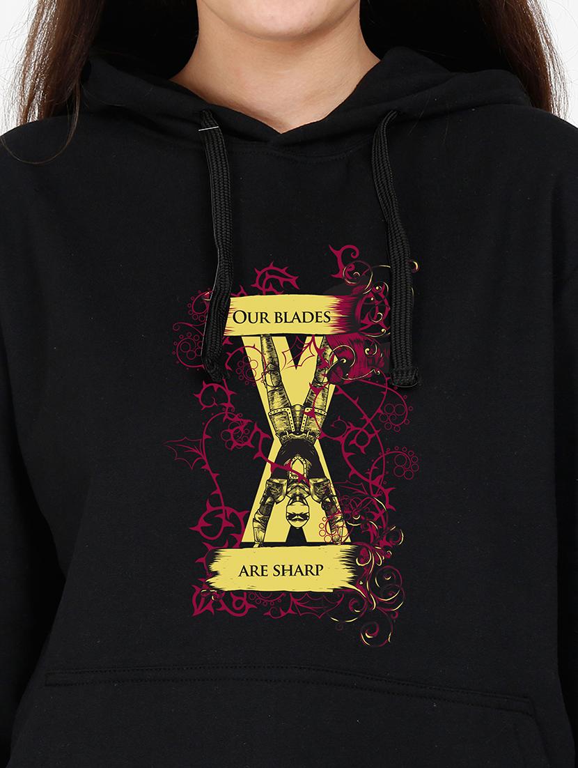hooded neck graphic sweatshirt - 17973166 - Standard Image - 2