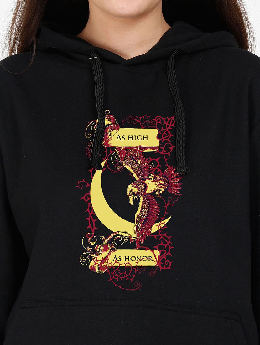 hooded neck graphic sweatshirt - 17973169 - Standard Image - 2