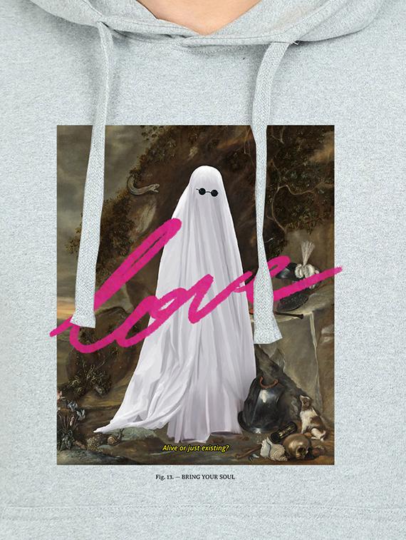 grey printed sweatshirt - 17973725 - Standard Image - 2