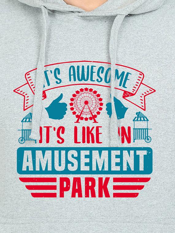 grey printed sweatshirt - 17973878 - Standard Image - 2