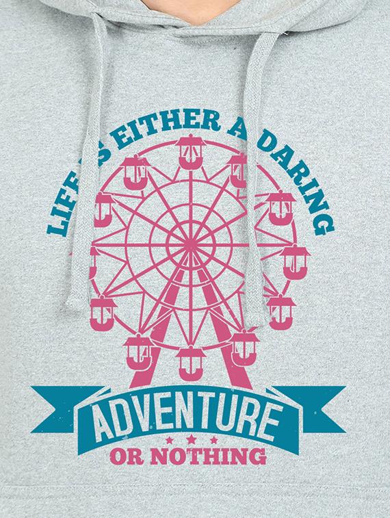 grey printed sweatshirt - 17973884 - Standard Image - 2