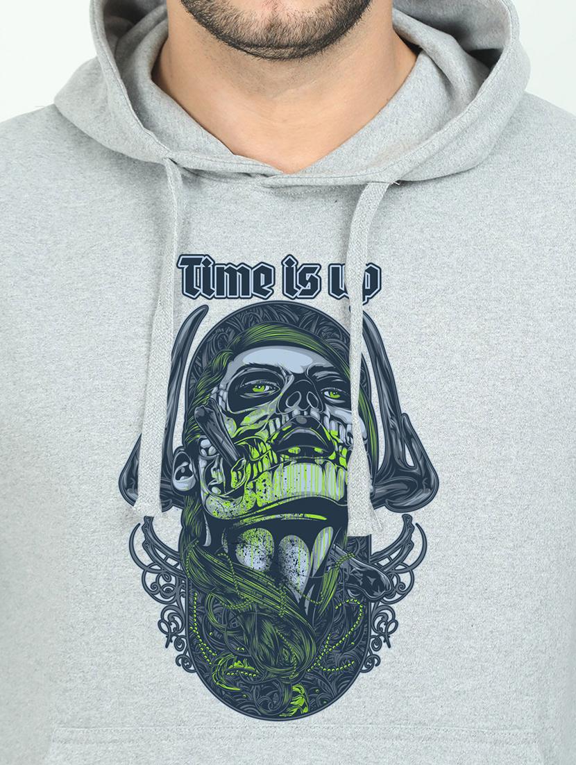 grey printed sweatshirt - 17974065 - Standard Image - 2
