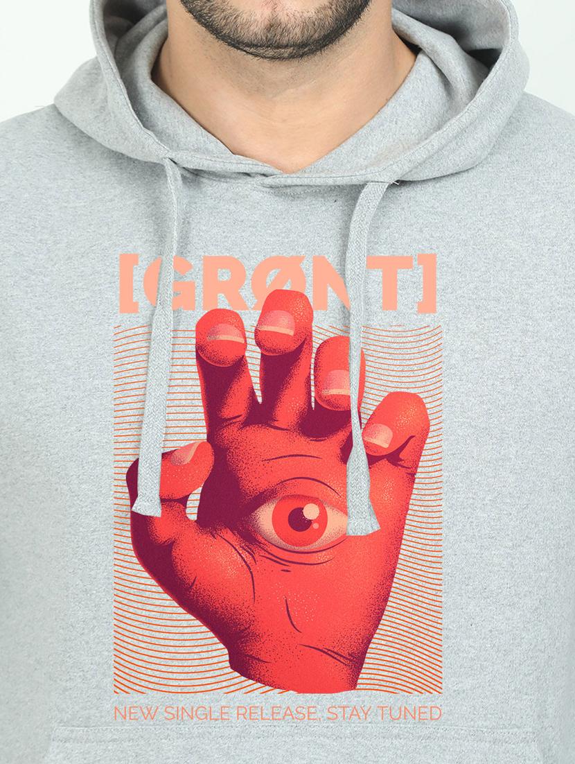 grey printed sweatshirt - 17974090 - Standard Image - 2