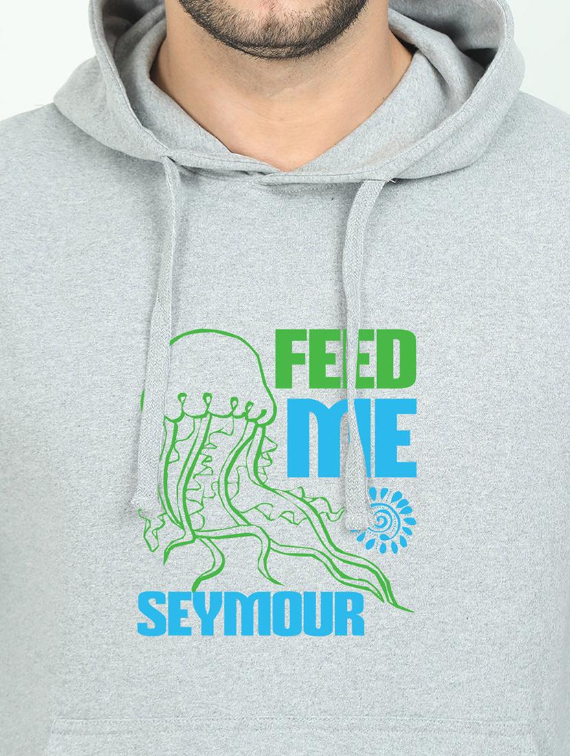 grey printed sweatshirt - 17974108 - Standard Image - 2