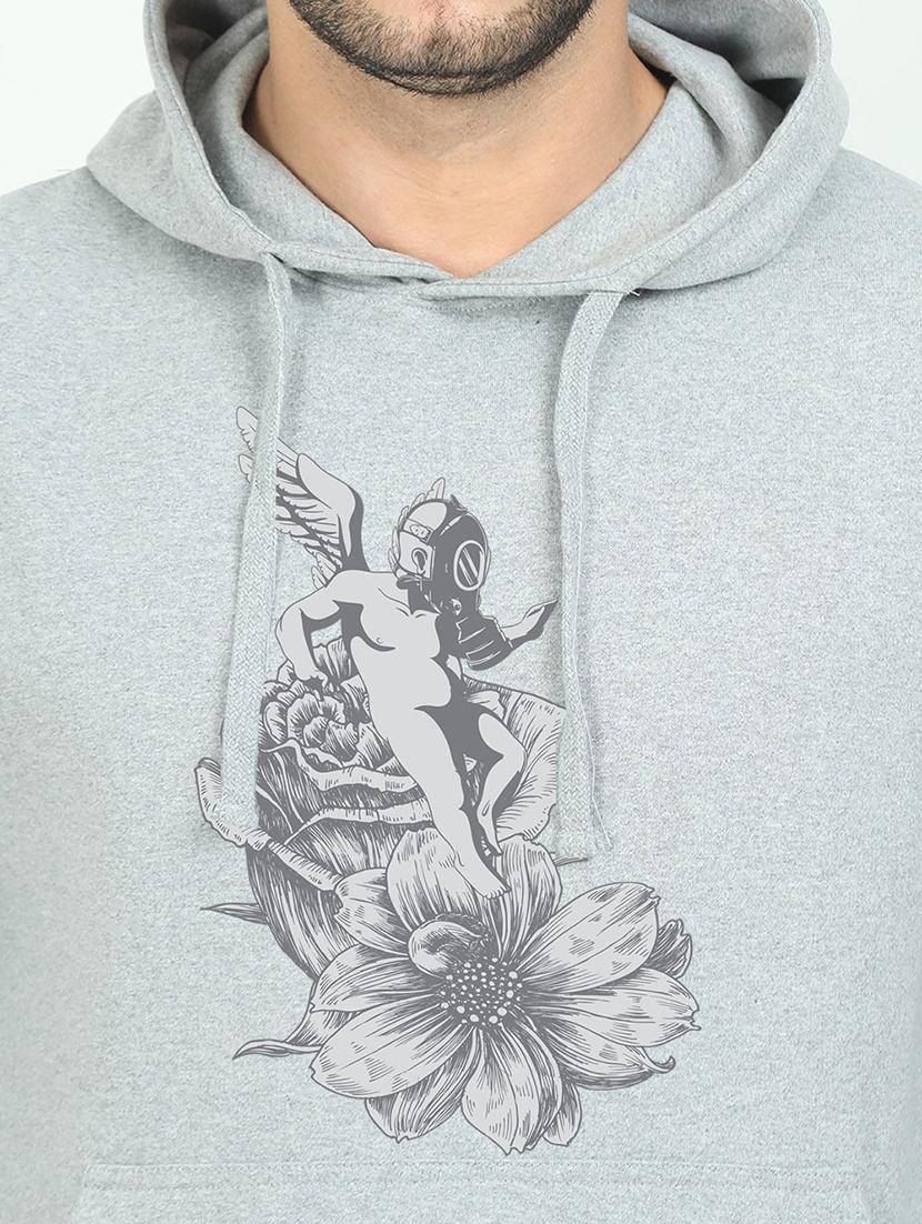 grey printed sweatshirt - 17974167 - Standard Image - 2