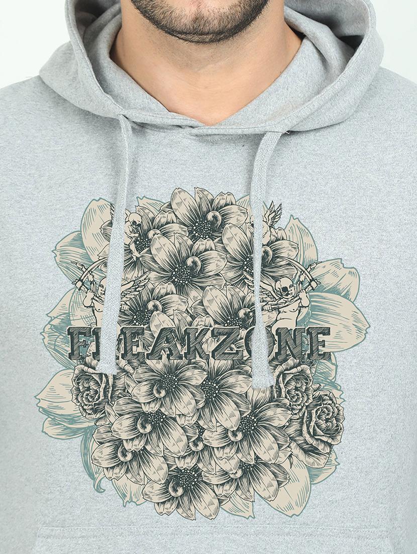 grey printed sweatshirt - 17974168 - Standard Image - 2