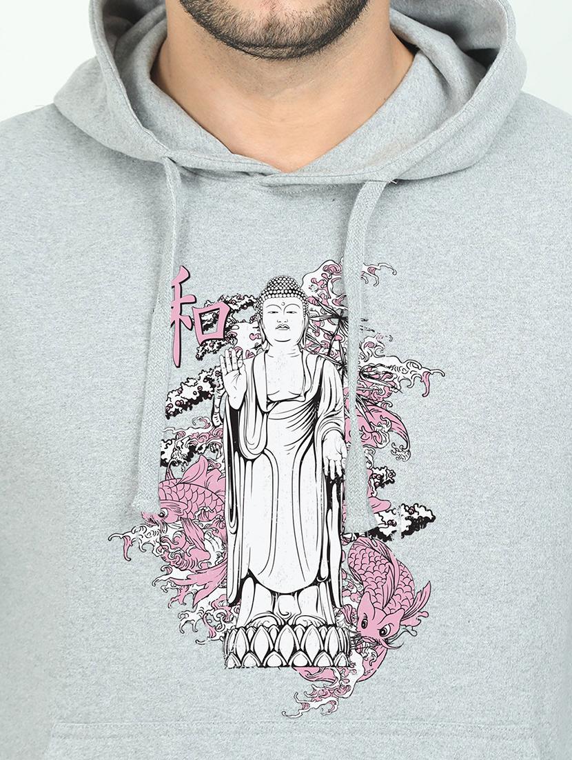 grey printed sweatshirt - 17974181 - Standard Image - 2
