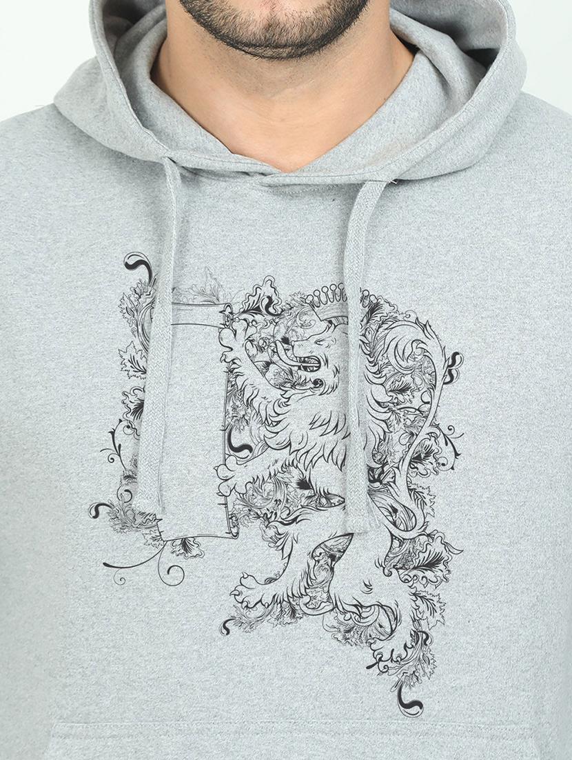 grey printed sweatshirt - 17974194 - Standard Image - 2