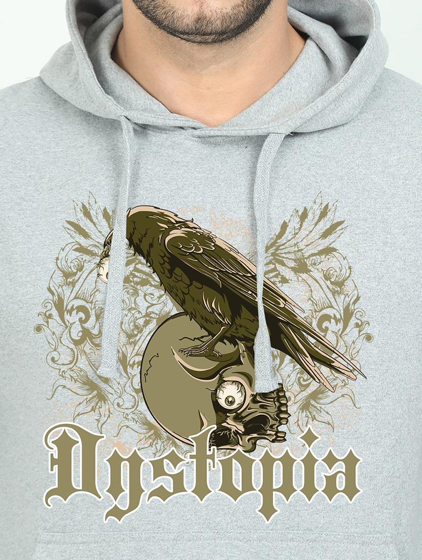 grey printed sweatshirt - 17974198 - Standard Image - 2
