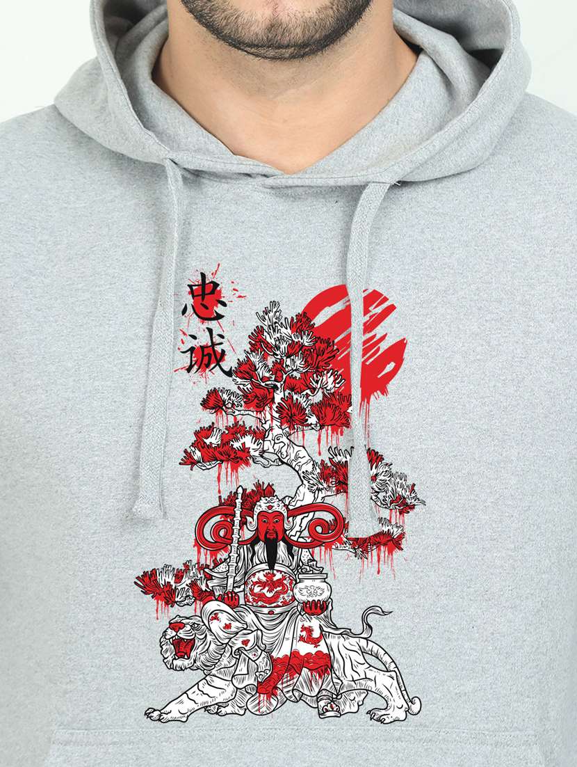 grey printed sweatshirt - 17974244 -  Standard Image - 2
