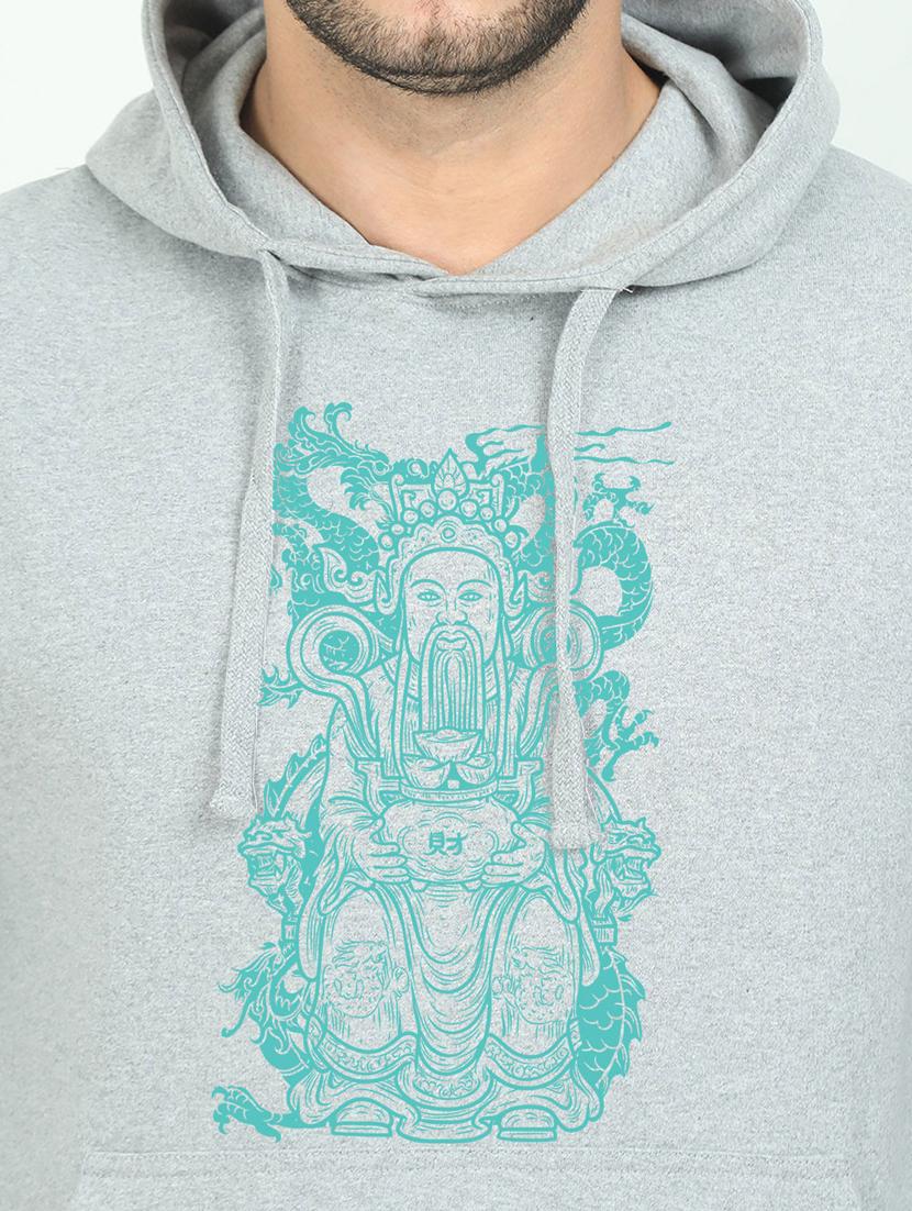 grey printed sweatshirt - 17974247 - Standard Image - 2