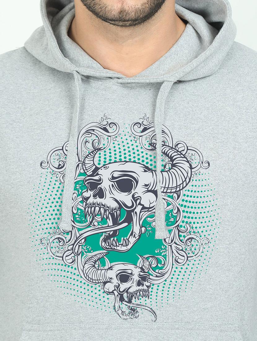 grey printed sweatshirt - 17974283 - Standard Image - 2