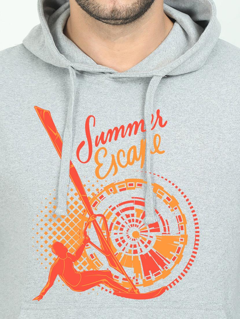 grey printed sweatshirt - 17974284 - Standard Image - 2