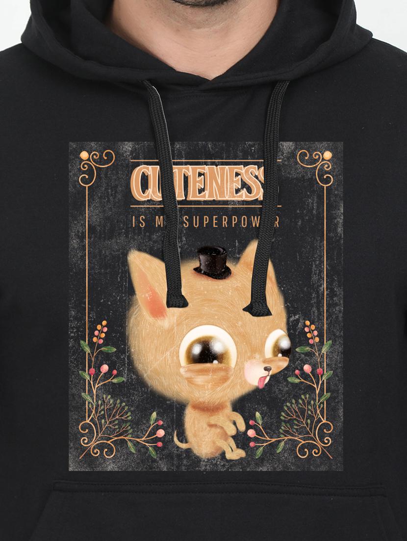 black printed sweatshirt - 17974378 - Standard Image - 2