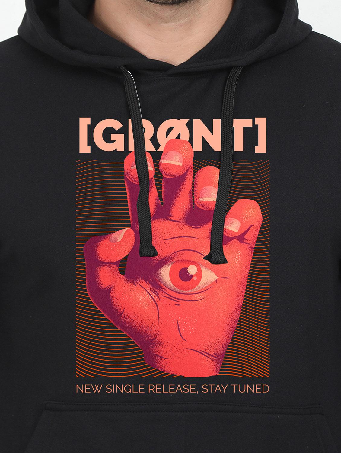 black printed sweatshirt - 17974971 - Standard Image - 2