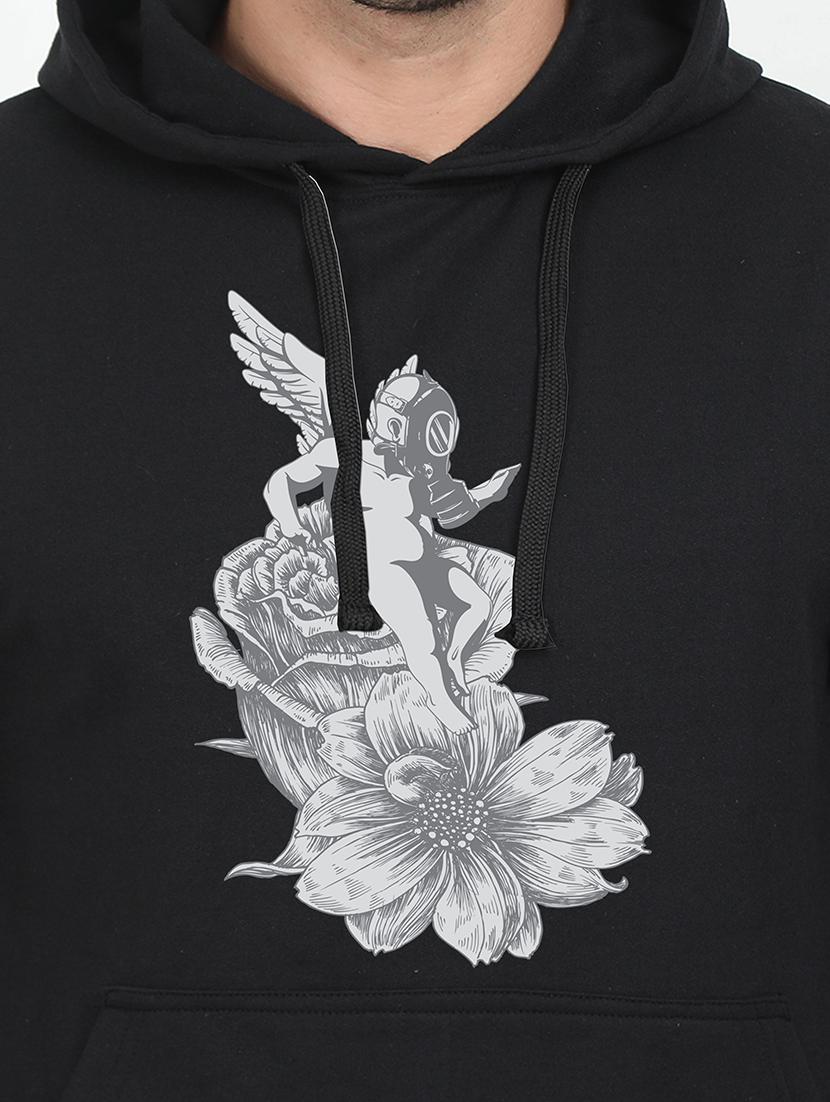 black printed sweatshirt - 17975102 - Standard Image - 2