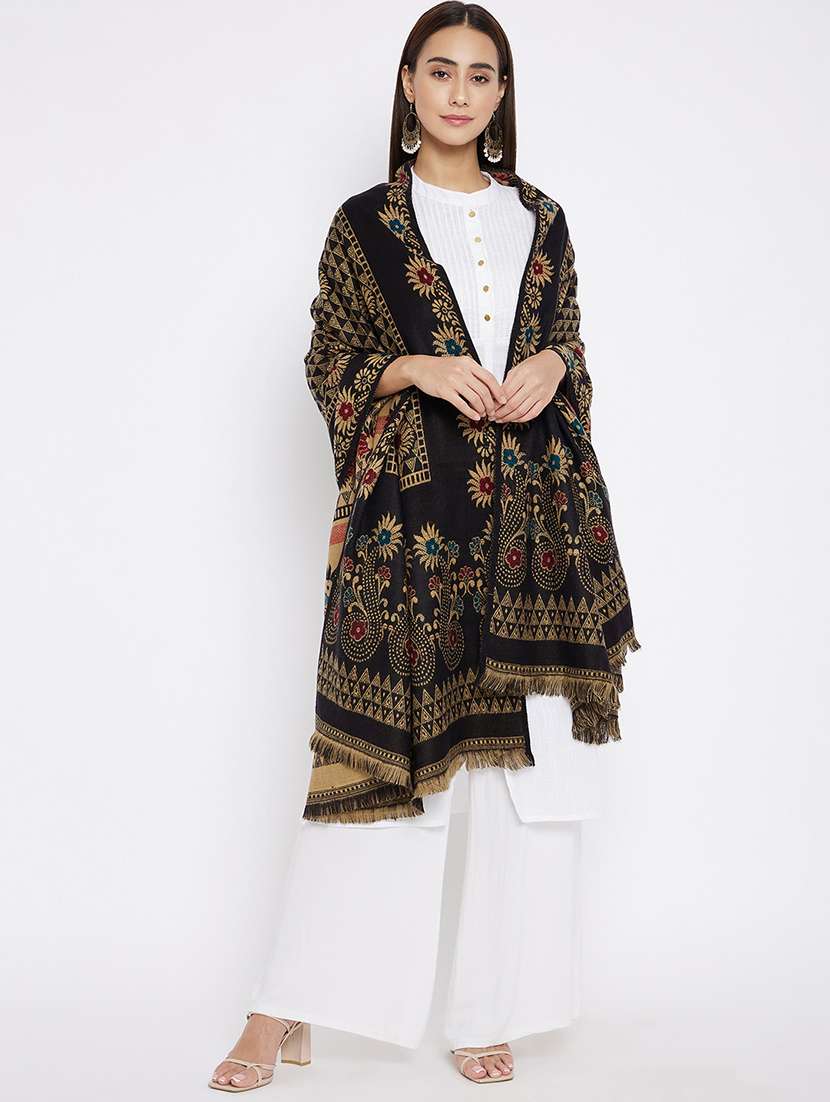 women's florals shawl