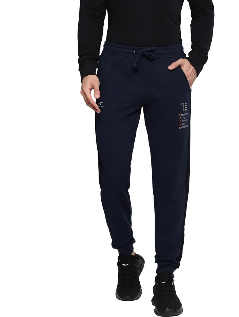 navy blue printed joggers track pant - 17975762 - Zoom Image - 0