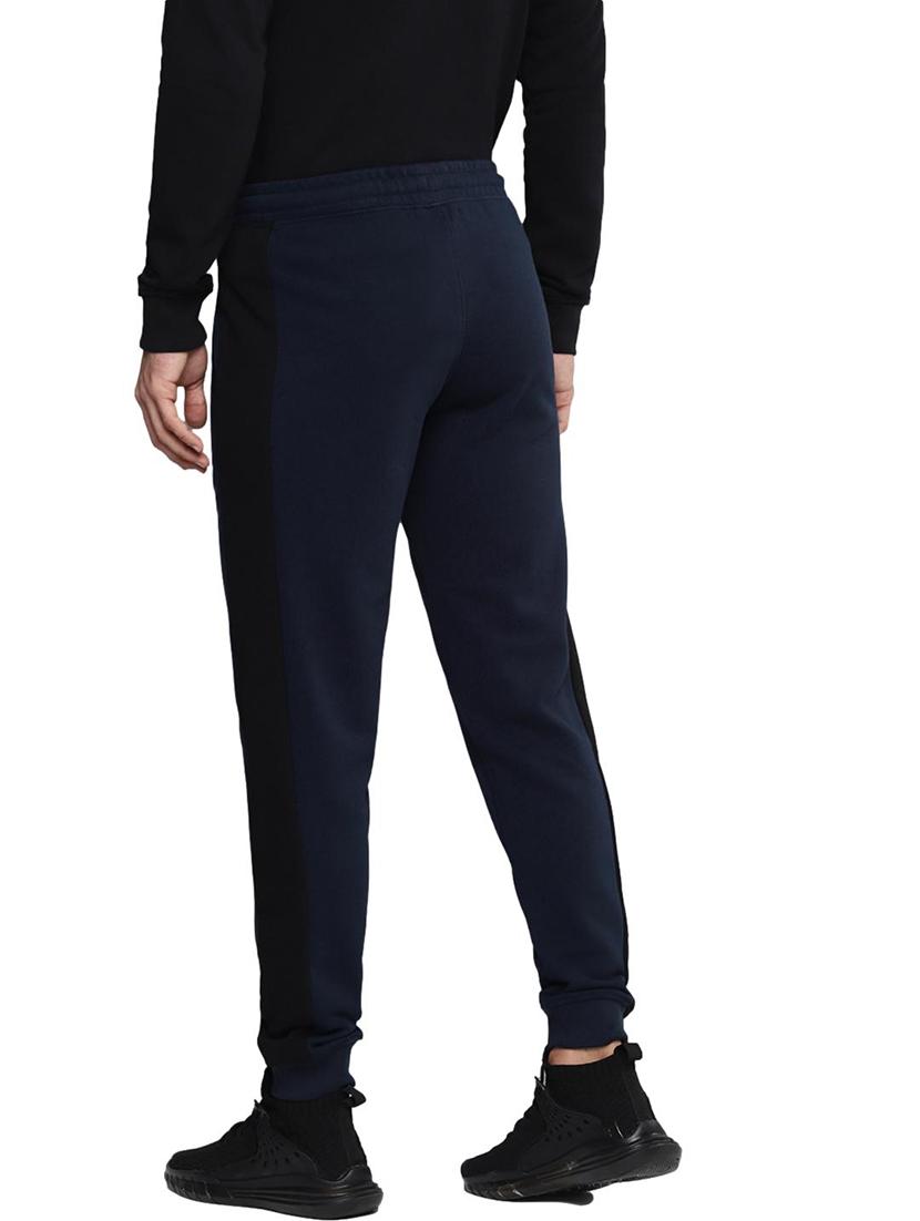 navy blue printed joggers track pant - 17975762 - Standard Image - 2