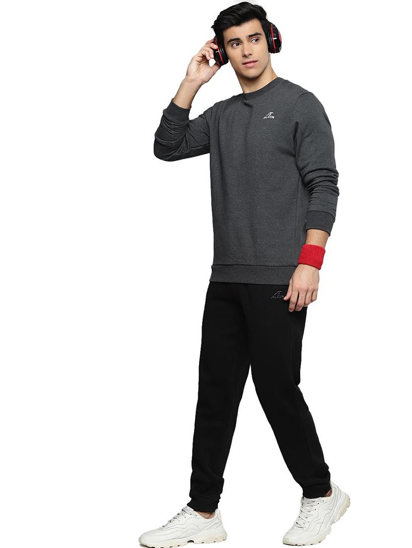 grey solid sweatshirt - 17975781 - Standard Image - 2