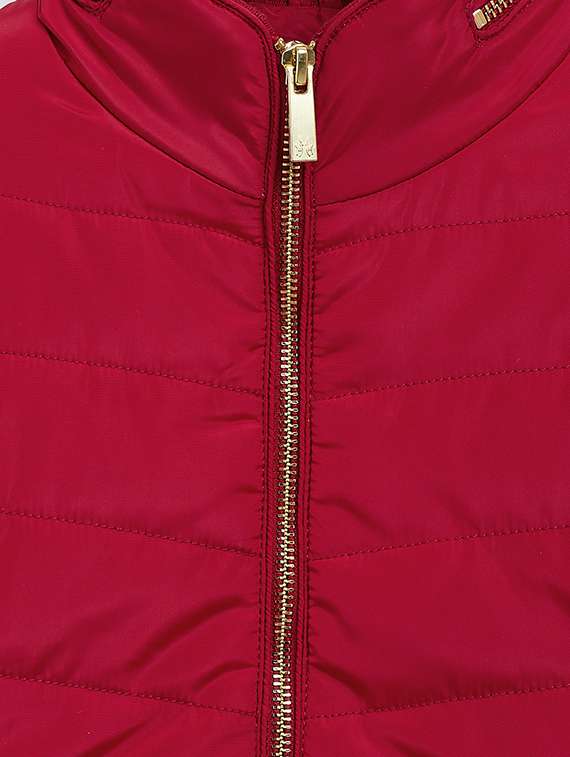 red solid quilted jackets - 17977967 - Standard Image - 2