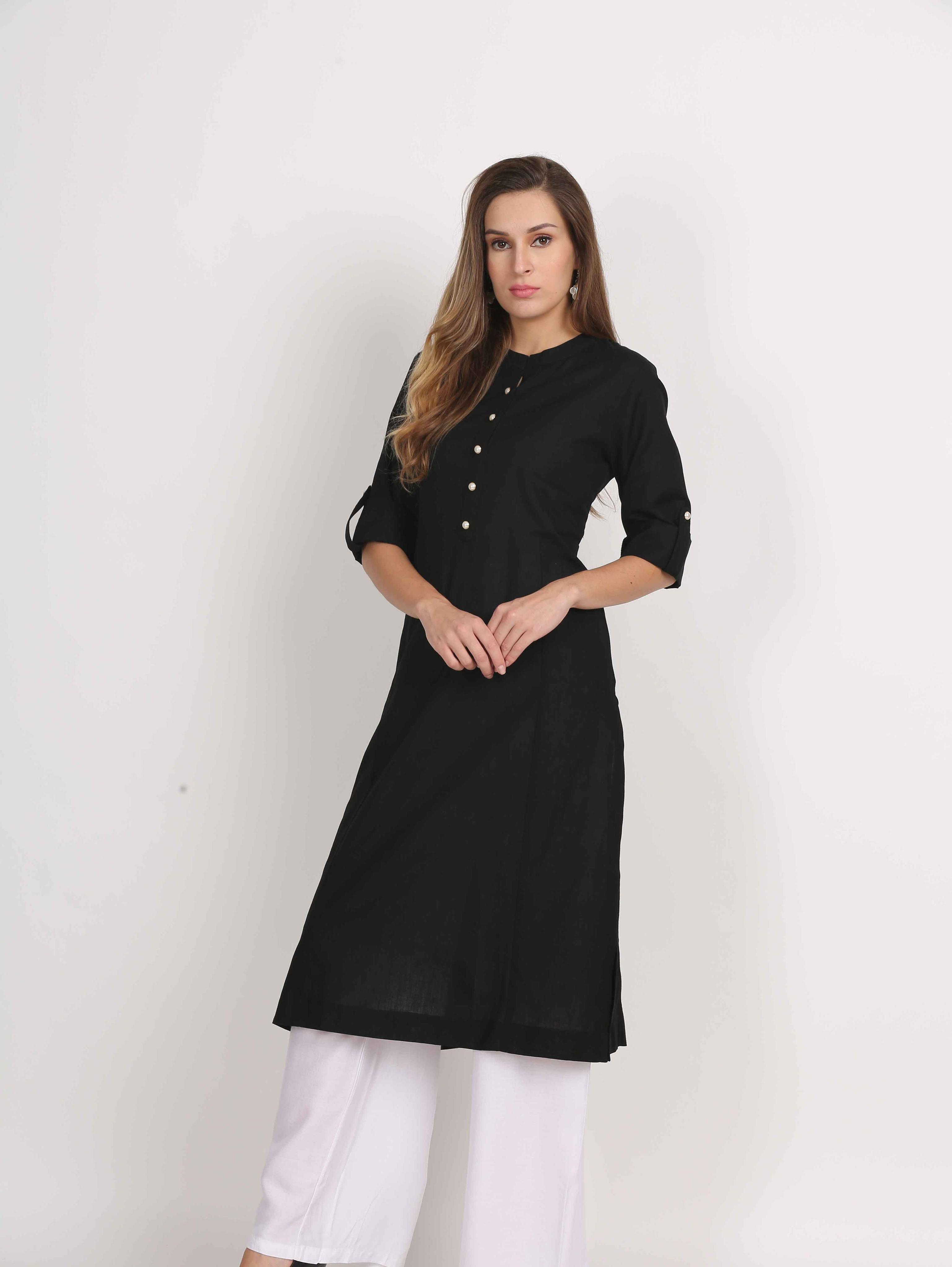 jivitha women solid straight cotton flex - 17977972 - Standard Image - 2