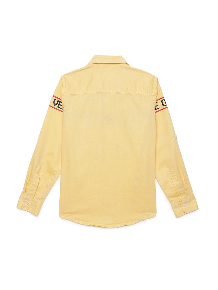 yellow solid shirt - 17978419 - Standard Image - 2