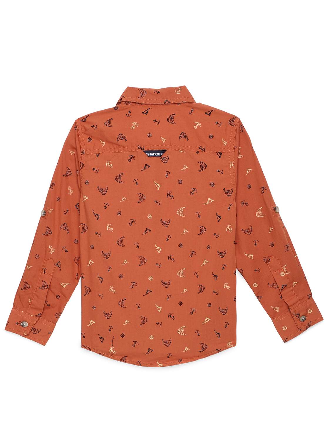 orange printed shirt - 17978434 -  Standard Image - 2