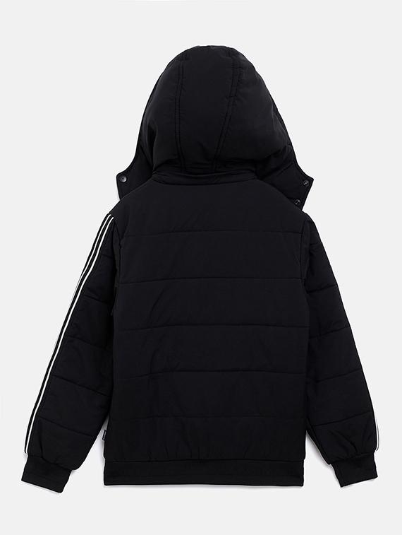 hooded neck quilted jacket - 17978827 - Standard Image - 2