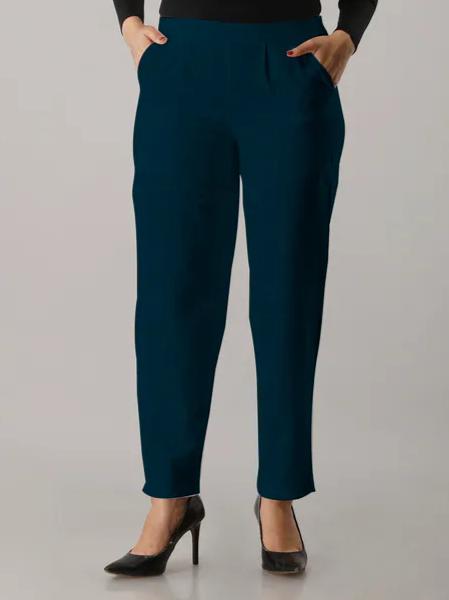grey cotton trousers - 17978996 - Standard Image - 2