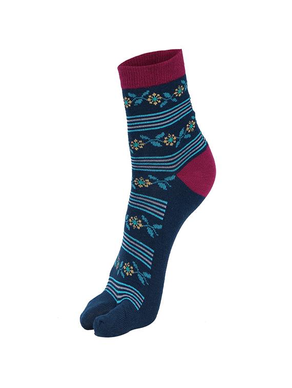 set of 3 multi colored cotton ankle length sock - 17979455 - Standard Image - 2