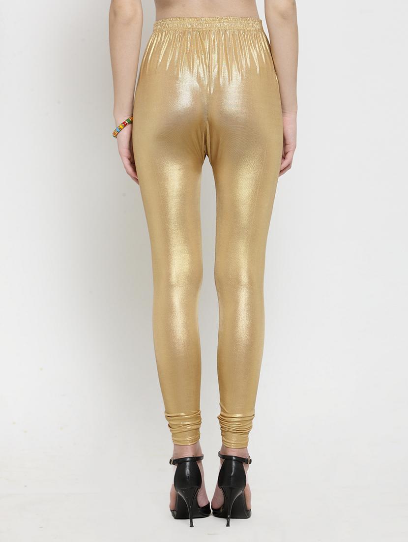 gold solid legging - 17980703 - Standard Image - 2