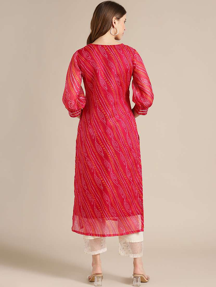 women's straight kurta - 17983200 - Standard Image - 2