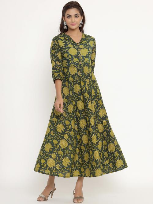 women's flared kurta - 17987355 - Standard Image - 0