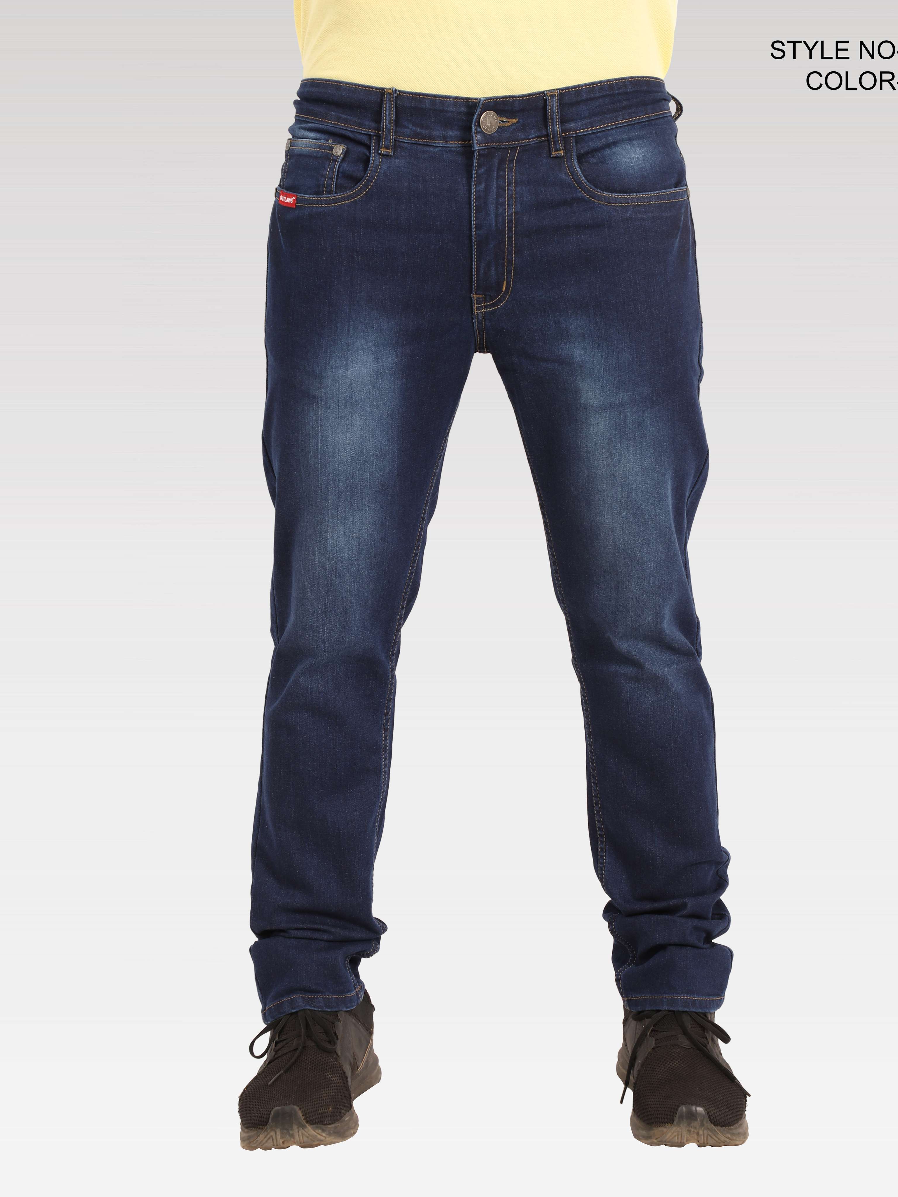men's dark blue slim fit jeans 