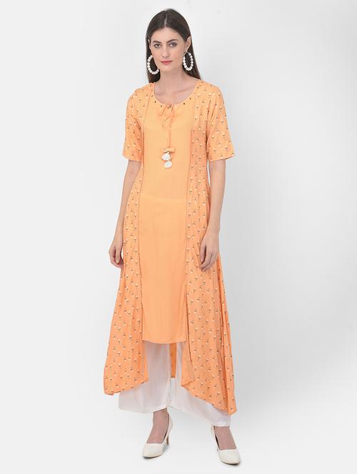 women's asymmetric kurta - 17989575 - Standard Image - 0