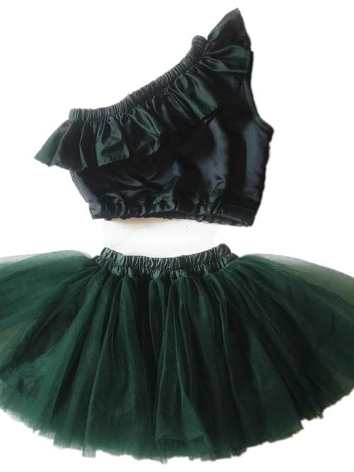 green net skirt top set   - 17989789 -  Standard Image - 0