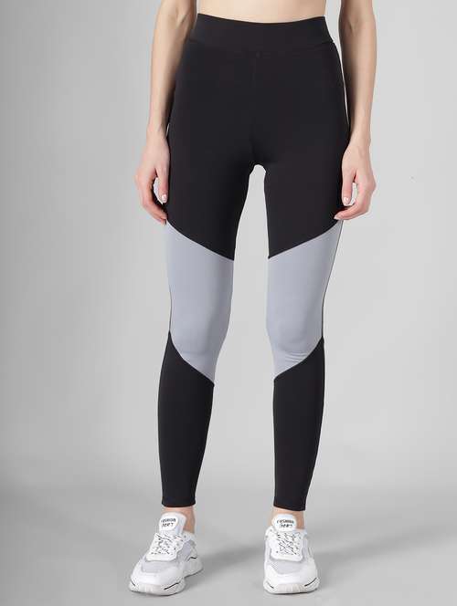 high rise color block track pant - 17994668 -  Standard Image - 0