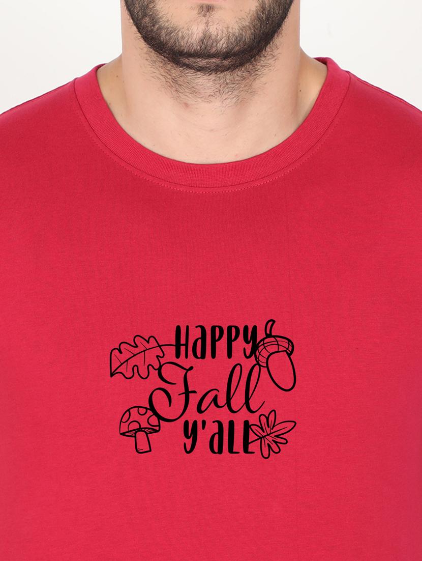 maroon printed t-shirt - 17995775 - Standard Image - 2