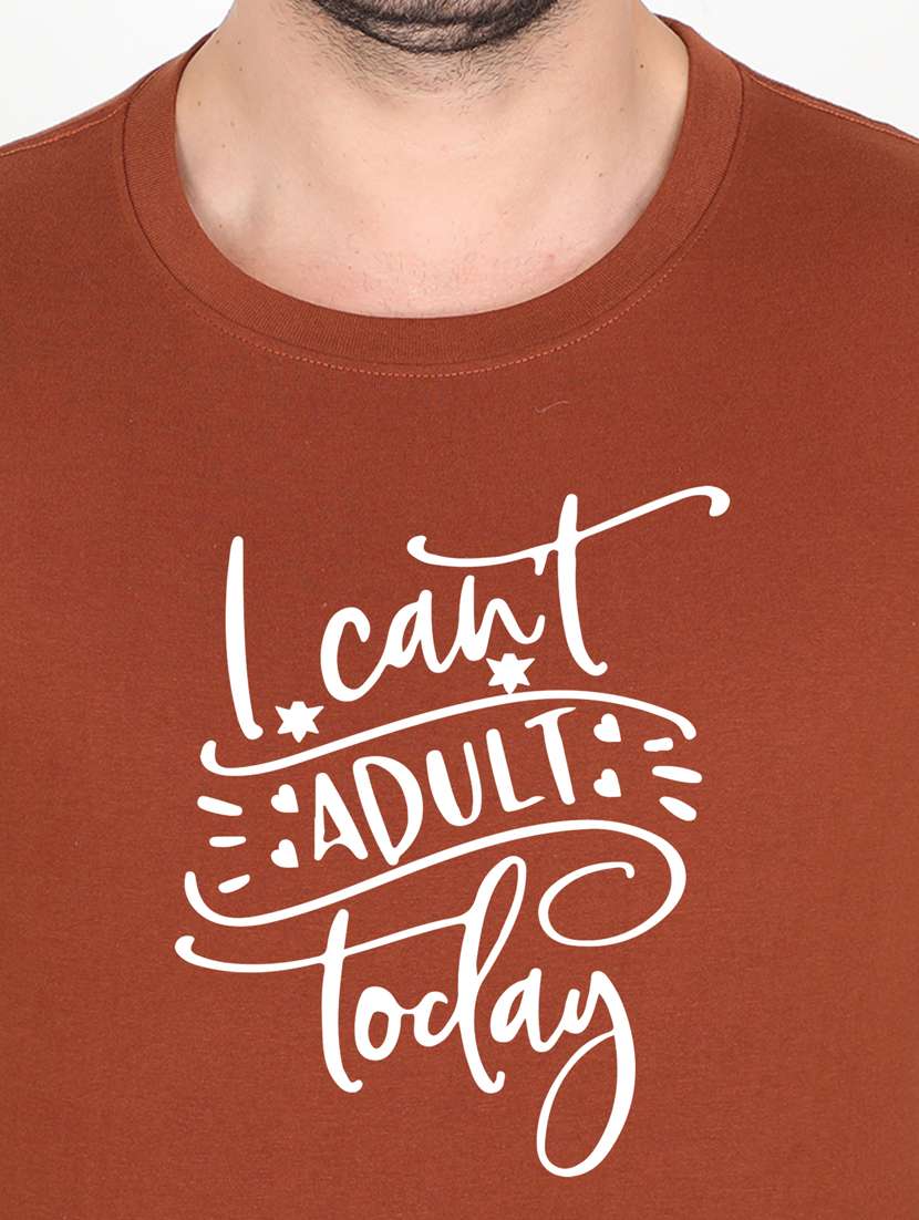 brown printed t-shirt - 17995845 -  Standard Image - 2