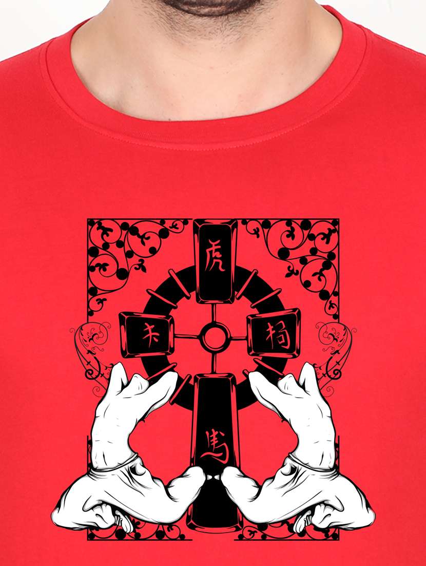 red printed t-shirt - 17995855 -  Standard Image - 2