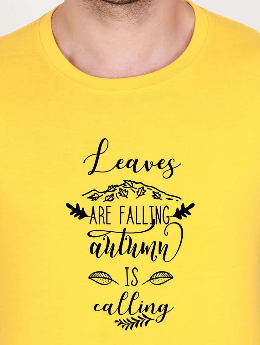 yellow printed t-shirt - 17995864 - Standard Image - 2