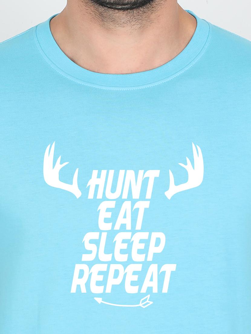 light blue printed t-shirt - 17995908 - Standard Image - 2