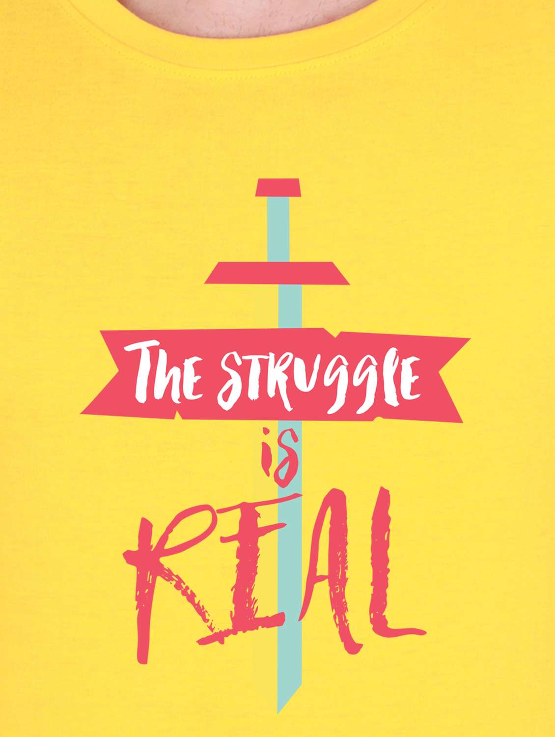 yellow printed t-shirt - 17995928 -  Standard Image - 2