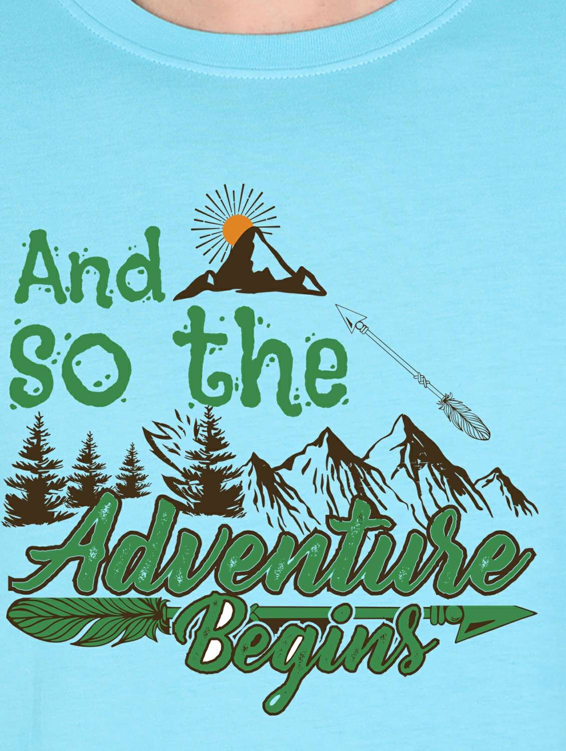 light blue printed t-shirt - 17995996 -  Standard Image - 2