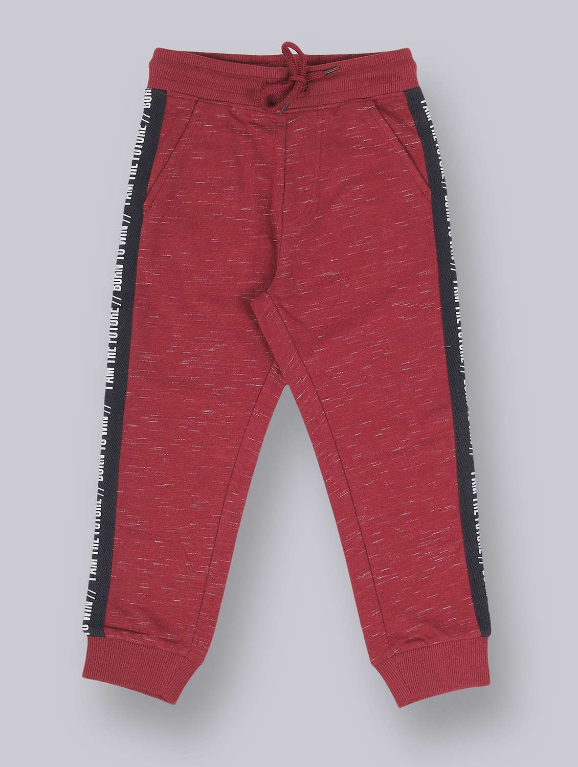 brown printed track wear