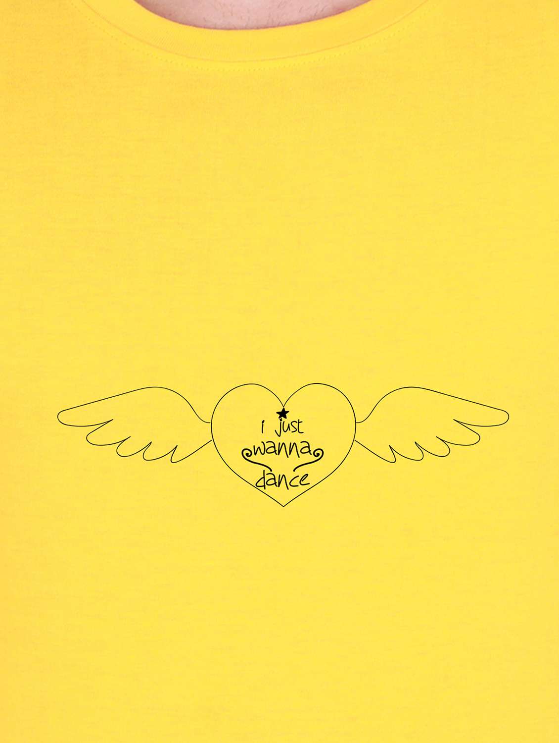 yellow printed t-shirt - 17996693 - Standard Image - 2